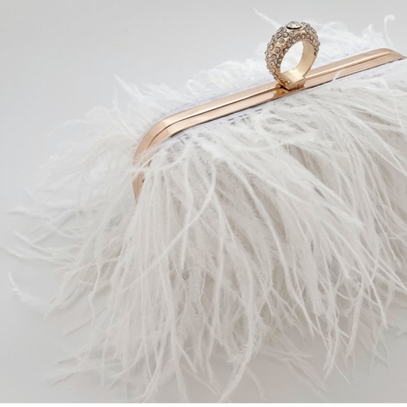 Feather Clutches